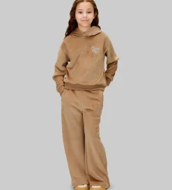 Hættetrøjer|Calvin Klein Sæt - Hættetrøje/Bukser - Fløjl - Woodsmoke