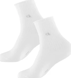 Strømper|Basis|Calvin Klein Strømper - 2-pak - Hvid