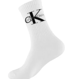 Strømper|Basis|Calvin Klein Strømper - 4-pak - Sort/Hvid m. Logo