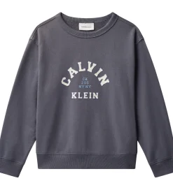 Sweatshirts|Calvin Klein Sweatshirt - Varsity - Coal Grey