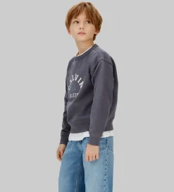 Sweatshirts|Calvin Klein Sweatshirt - Varsity - Coal Grey