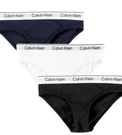 Undertøj|Calvin Klein Trusser - 3-pak - Black/Cassicwhite/Blackiris