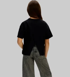 T-Shirts|Calvin Klein T-shirt - Folded Logo Label - CKBlack