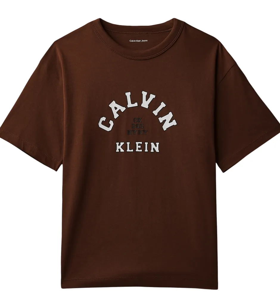 T-Shirts|Calvin Klein T-shirt - Legacy Brown