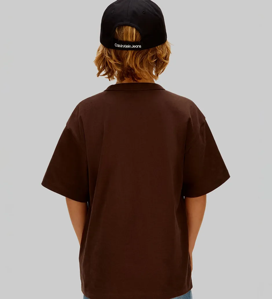 T-Shirts|Calvin Klein T-shirt - Legacy Brown