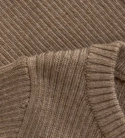 Striktrøjer|CeLaVi Cardigan - Uld - Cocoa Creme