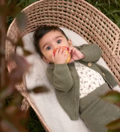 Striktrøjer|CeLaVi Cardigan - Uld - Dusky Green