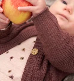 Striktrøjer|CeLaVi Cardigan - Uld - Marron