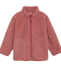 Fleece|CeLaVi Fleecejakke - Teddy - Brick Dust