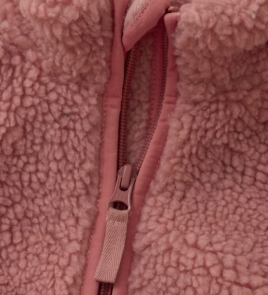 Fleece|CeLaVi Fleecejakke - Teddy - Brick Dust