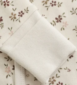 Heldragter|CeLaVi Heldragt - Uld - Marron m. Blomster