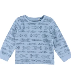 Basis|Nattøj|CeLaVi Nattøj - 2-delt - Ashley Blue m. Racerbiler