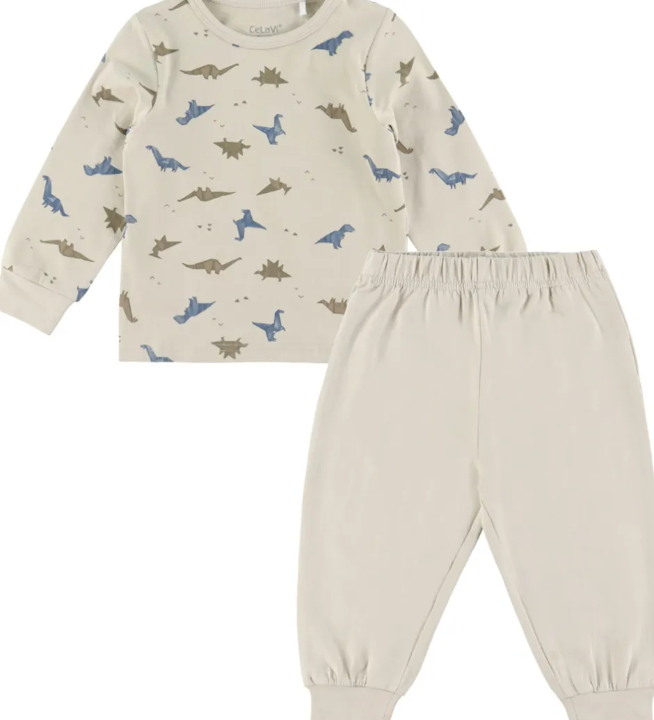 Nattøj|Basis|CeLaVi Nattøj - 2-delt - Silver Lining