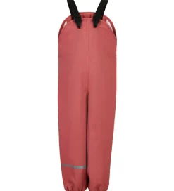 Regntøj|CeLaVi Regnbukser m. Seler - Recycled PU - Dusty Ceder