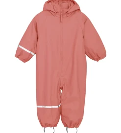 Regntøj|CeLaVi Regndragt m. Fleece - PU - Brick Dust