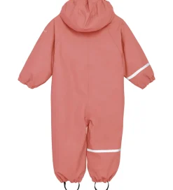 Regntøj|CeLaVi Regndragt m. Fleece - PU - Brick Dust