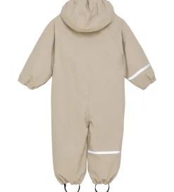 Regntøj|CeLaVi Regndragt m. Fleece - PU - White Pepper