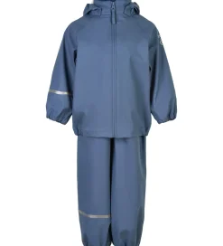 Regntøj|CeLaVi Regntøj m. Seler - PU - China Blue