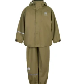 Regntøj|CeLaVi Regntøj m. Seler - PU - Khaki
