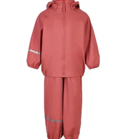 Regntøj|CeLaVi Regntøj m. Seler - Recycled PU - Dusty Ceder