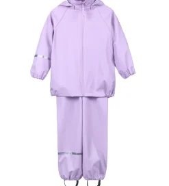 Regntøj|CeLaVi Regntøj m. Seler - Recycled PU - Purple Rose