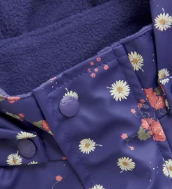 Regntøj|CeLaVi Regntøj m. Seler/Fleece - Recycle PU - Skipper Blue m. Pr