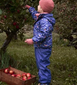 Regntøj|CeLaVi Regntøj m. Seler/Fleece - Recycle PU - Skipper Blue m. Pr