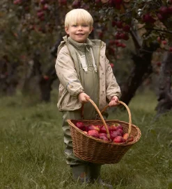 Regntøj|CeLaVi Regntøj m. Seler/Fleece - Recycle PU - White Pepper m. Pr