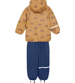 Regntøj|CeLaVi Regntøj m. Seler/Fleece - Recycle PU - Apple Cinnamon m.