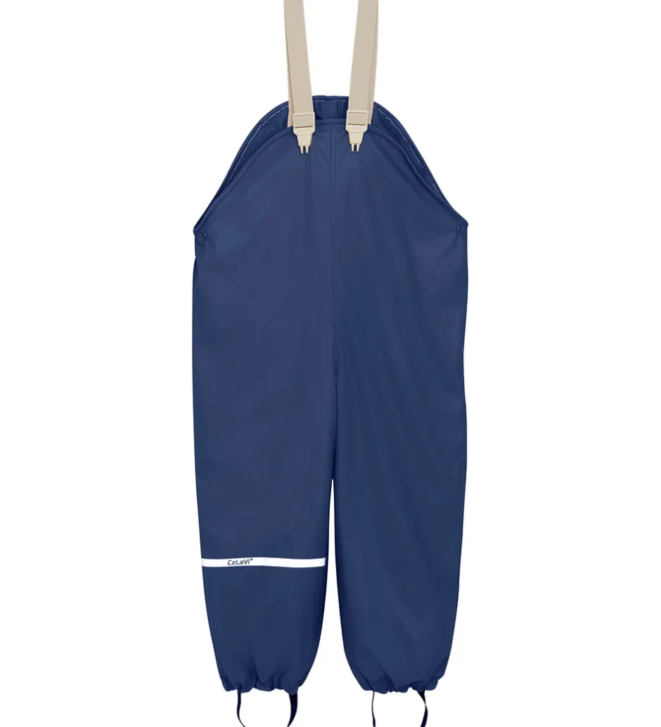 Regntøj|CeLaVi Regntøj m. Seler/Fleece - Recycle PU - Apple Cinnamon m.