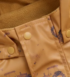 Regntøj|CeLaVi Regntøj m. Seler/Fleece - Recycle PU - Apple Cinnamon m.