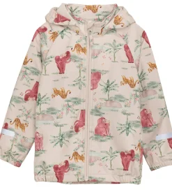 Softshell|CeLaVi Softshelljakke - Brandied Apricot/Rosa m. Elefanter