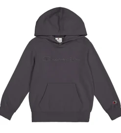 Hættetrøjer|Champion Hættetrøje - Mørkegrå m. Logo