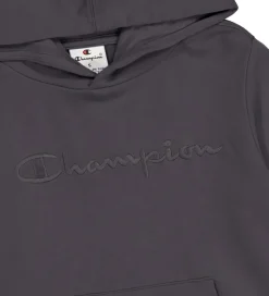 Hættetrøjer|Champion Hættetrøje - Mørkegrå m. Logo