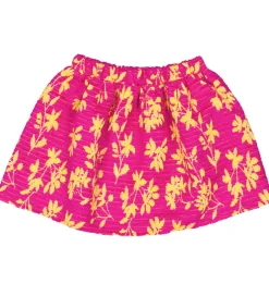 Nederdele|Christina Rohde Nederdel - Pink m. Gule Blade