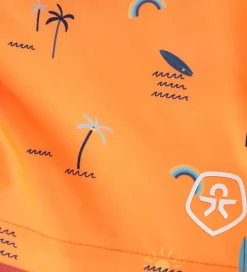 Badetøj|Color Kids Badeshorts - AOP - Orange Pop