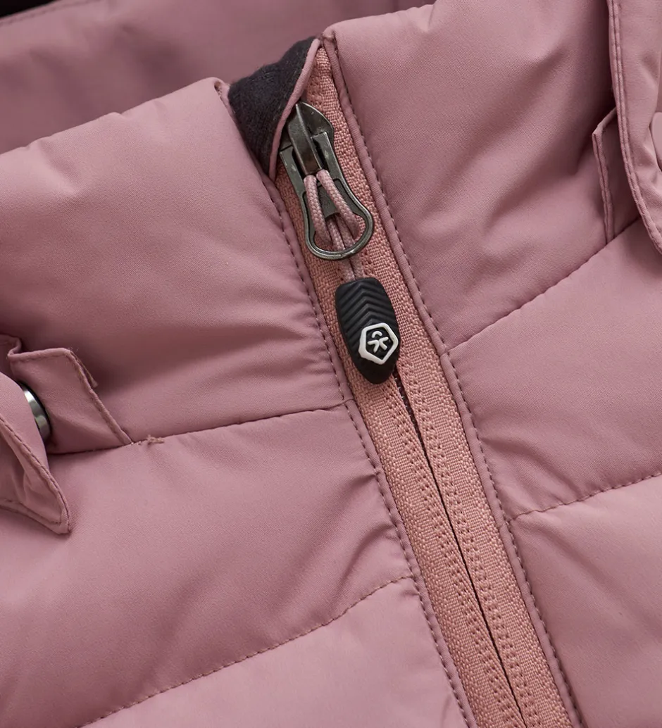 Overgangsjakker|Dunjakker Og Dynejakker|Color Kids Dynejakke - Quilt - Woodrose