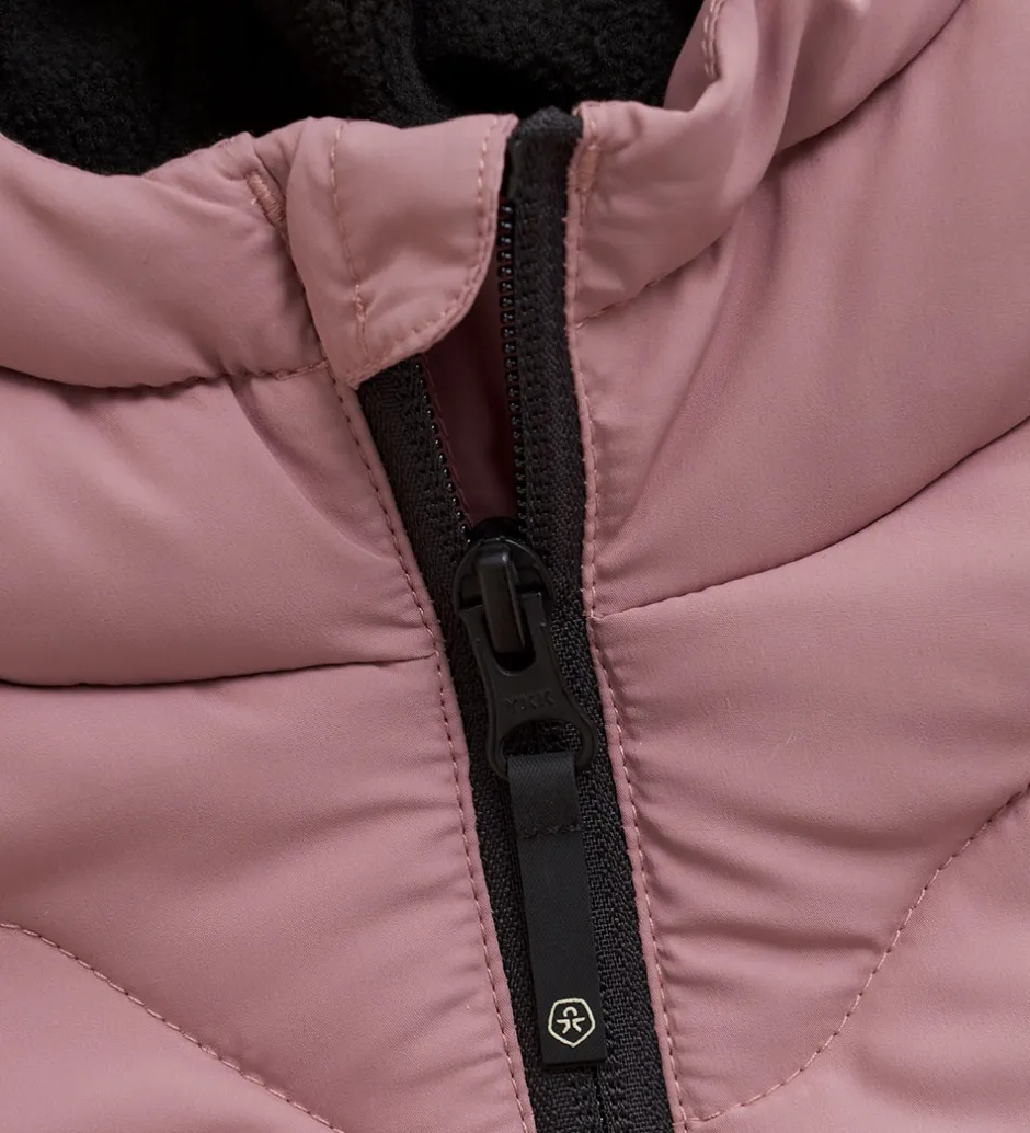 Overgangsjakker|Dunjakker Og Dynejakker|Color Kids Dynejakke - Quilt - Woodrose