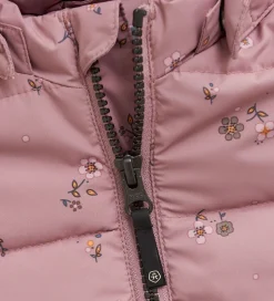 Overgangsjakker|Dunjakker Og Dynejakker|Color Kids Dynejakke - Woodrose m. Blomster