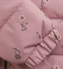 Overgangsjakker|Dunjakker Og Dynejakker|Color Kids Dynejakke - Woodrose m. Blomster