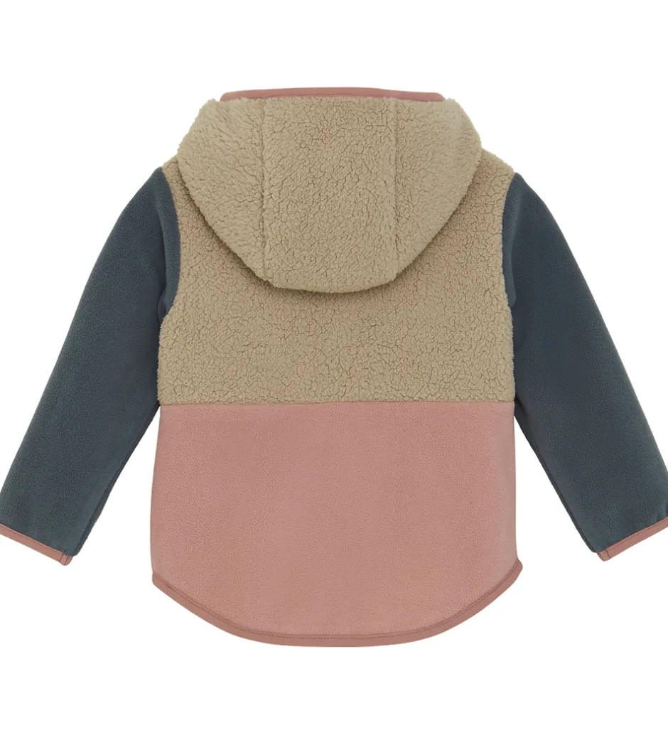 Fleece|Color Kids Fleecejakke - Baby Teddy - Woodrose