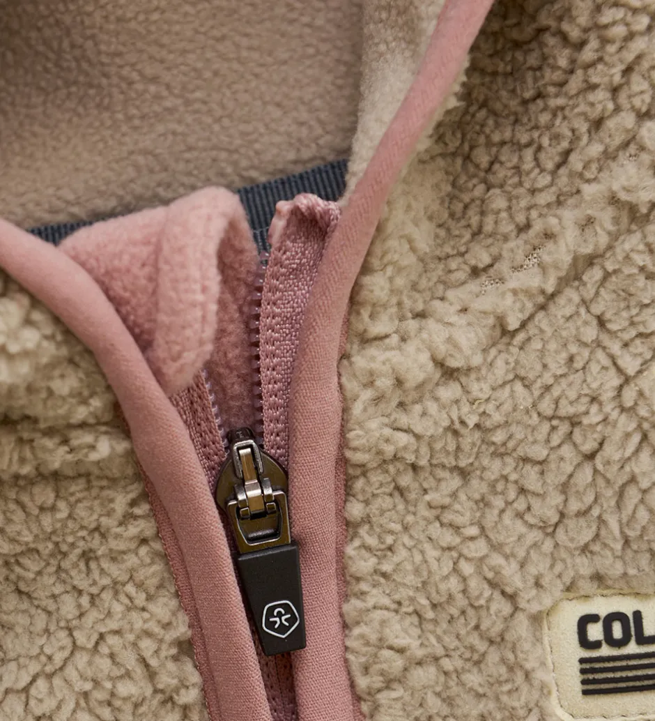 Fleece|Color Kids Fleecejakke - Baby Teddy - Woodrose