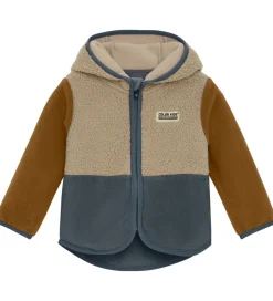 Fleece|Color Kids Fleecejakke - Baby Teddy - Stormy Weather