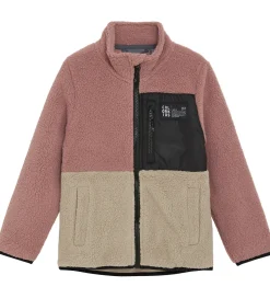 Fleece|Color Kids Fleecejakke - Woodrose