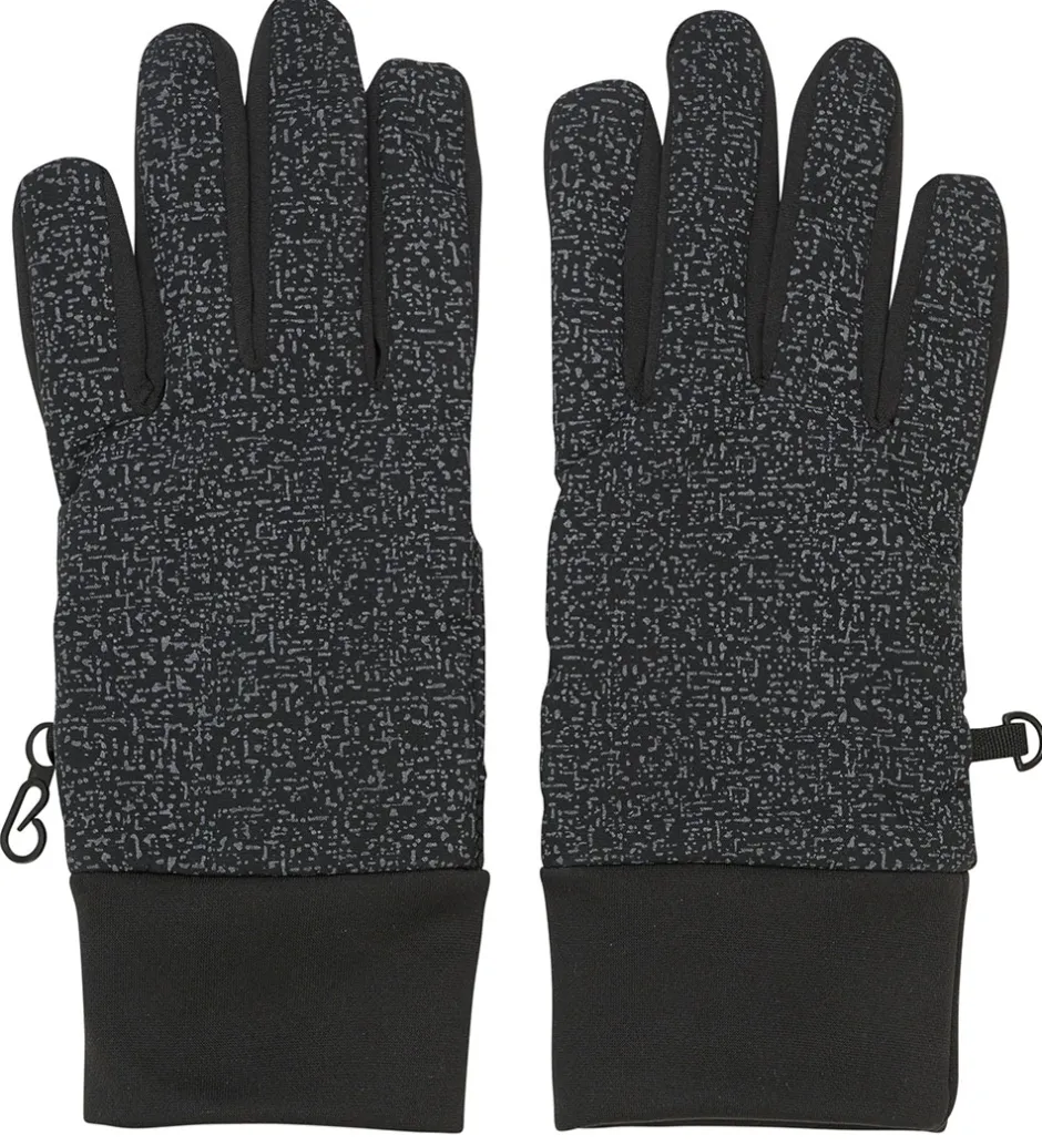 Softshell|Color Kids Handsker - Softshell - Sort