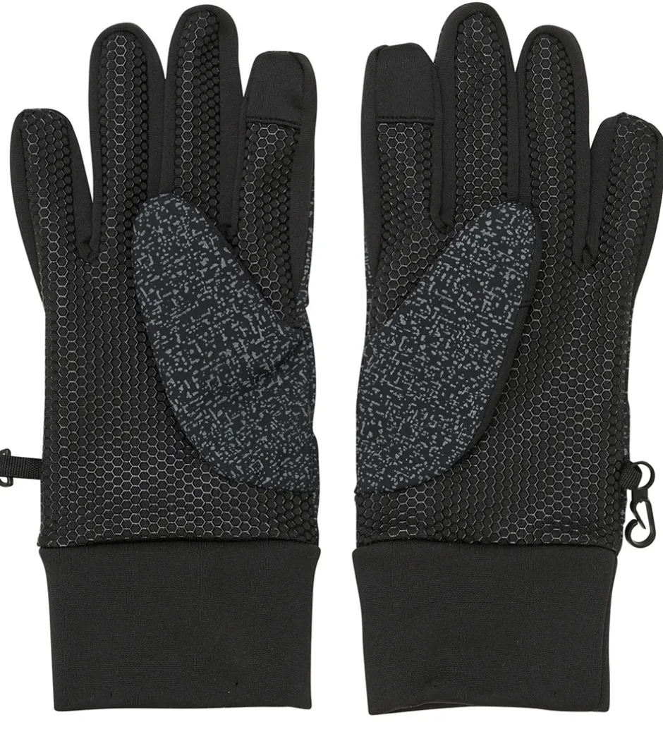 Softshell|Color Kids Handsker - Softshell - Sort