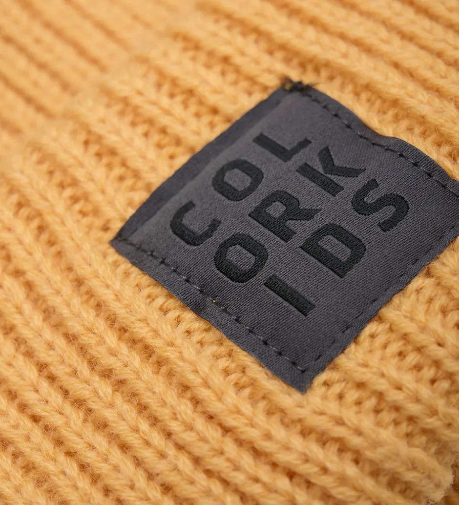 Huer Og Hatte|Color Kids Hue - Uld/Akryl - Strik - Chamois