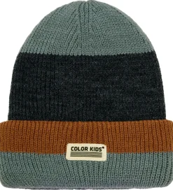 Huer Og Hatte|Color Kids Hue - Uld/Akryl - Strik - Stormy Weather
