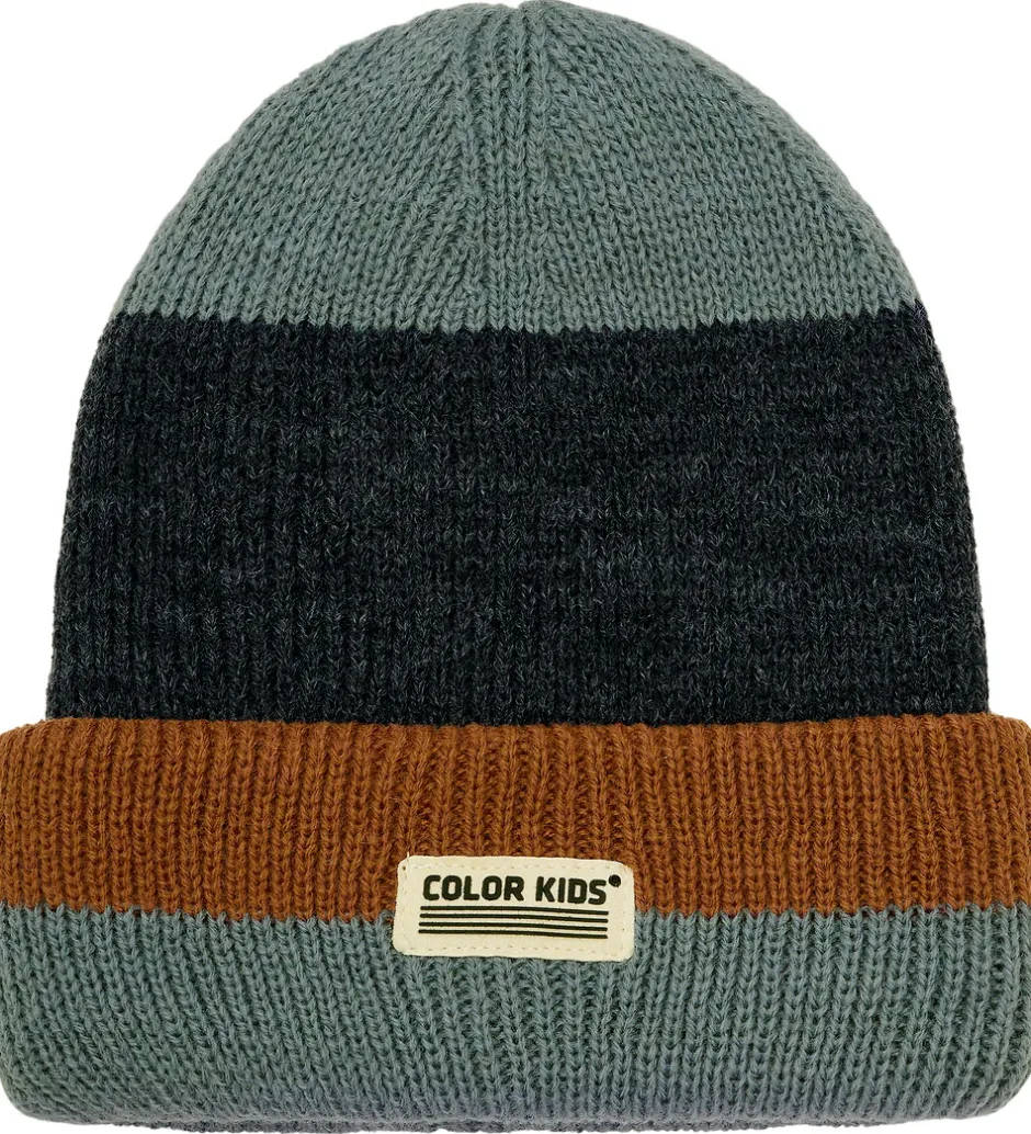 Huer Og Hatte|Color Kids Hue - Uld/Akryl - Strik - Stormy Weather