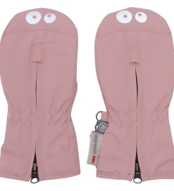 Handsker Og Luffer|Color Kids Luffer m. Lynlås - Woodrose m. Øjne